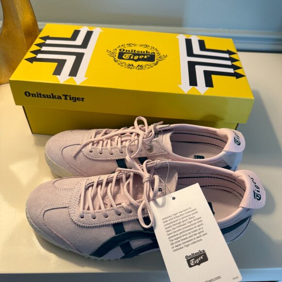 Onitsuka Tiger Mexico 66 SD Crystal Pink/Spruce Green Sneakers Size 7 - Picture 10 of 13